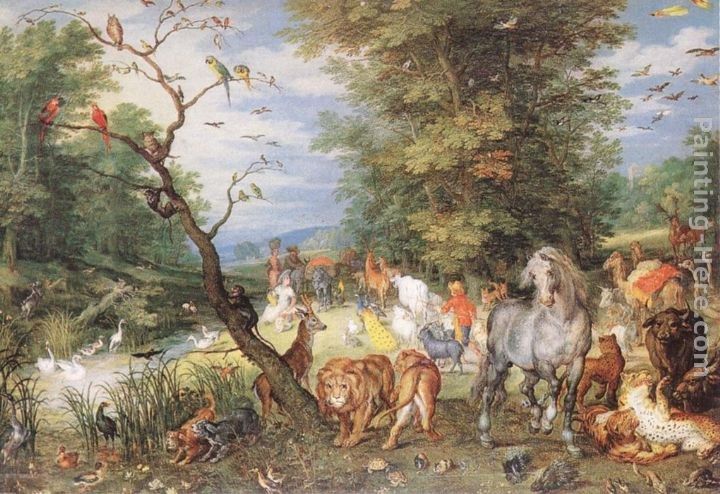 Jan the elder Brueghel The Animals Entering the Ark